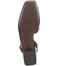 Naturalizer Jayla Croco Embossed Leather d'Orsay Slingback Dress Pumps