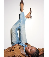 Naturalizer Jayla Croco Embossed Leather d'Orsay Slingback Dress Pumps