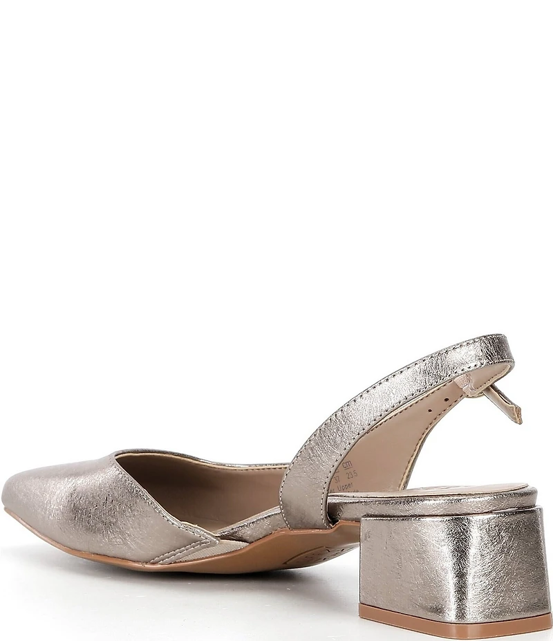 Naturalizer Jayla Leather d'Orsay Slingback Dress Pumps