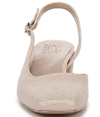 Naturalizer Jayla Metallic Leather Slingback Pumps