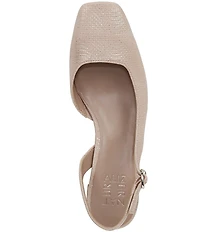 Naturalizer Jayla Metallic Leather Slingback Pumps