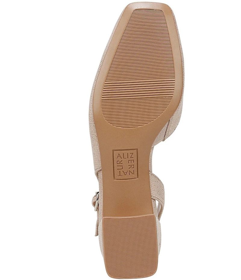 Naturalizer Jayla Metallic Leather Slingback Pumps