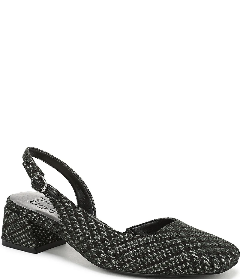 Naturalizer Jayla Plaid Fabric Slingback Pumps