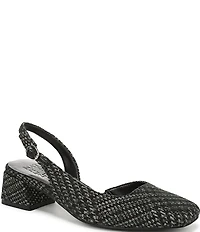 Naturalizer Jayla Plaid Fabric Slingback Pumps
