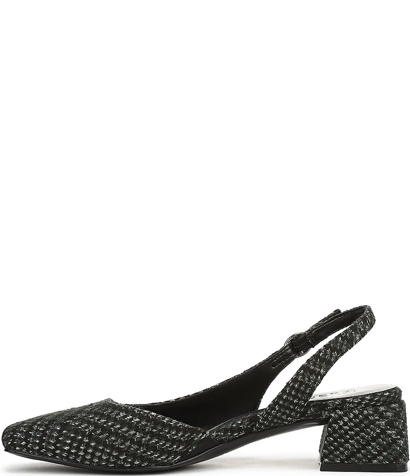 Naturalizer Jayla Plaid Fabric Slingback Pumps