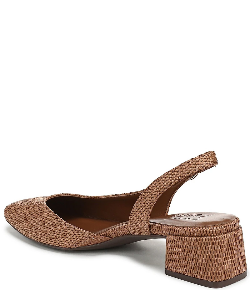 Naturalizer Jayla Raffia d'Orsay Slingback Dress Pumps
