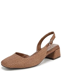 Naturalizer Jayla Raffia d'Orsay Slingback Dress Pumps