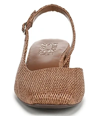 Naturalizer Jayla Raffia d'Orsay Slingback Dress Pumps