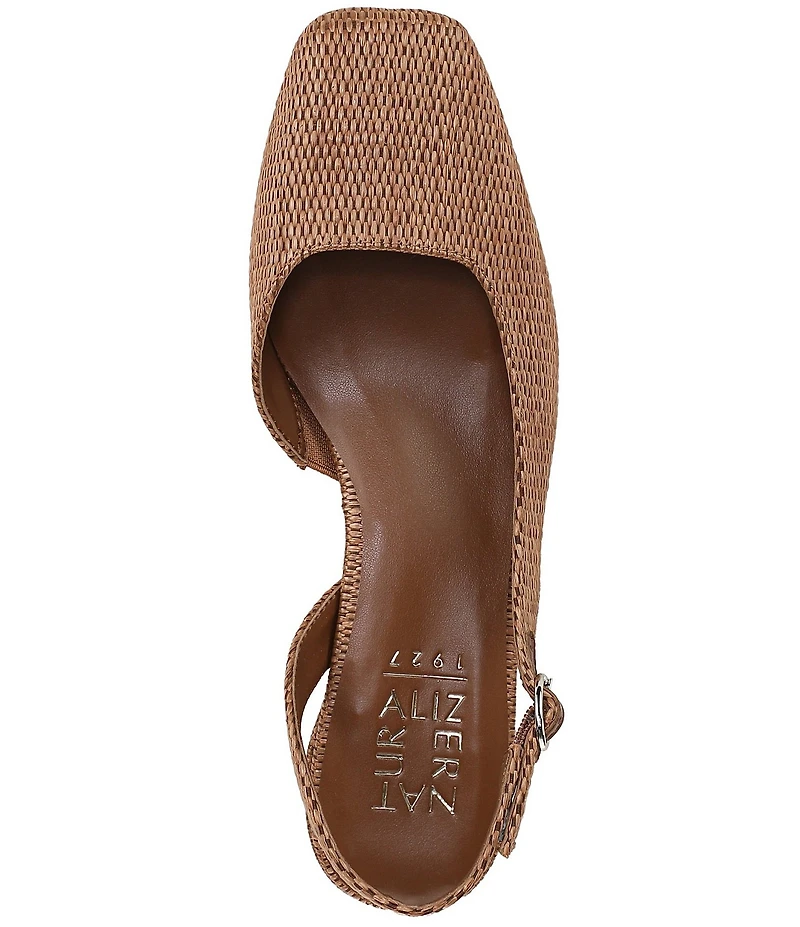 Naturalizer Jayla Raffia d'Orsay Slingback Dress Pumps