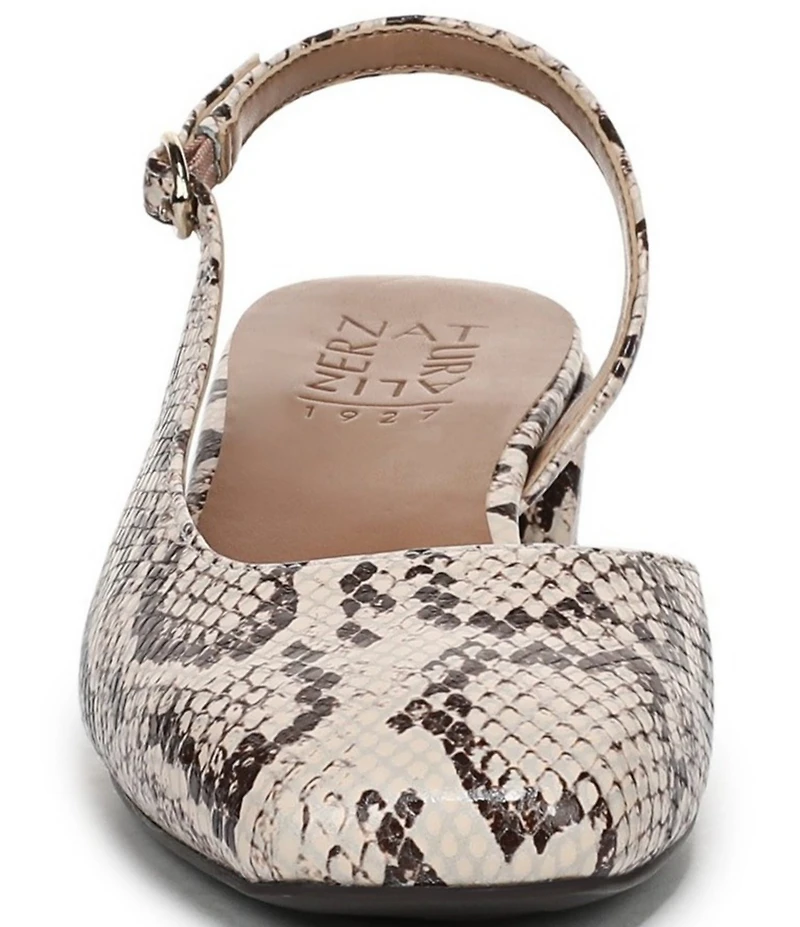 Naturalizer Jayla Snake Print Leather d'Orsay Slingback Dress Pumps