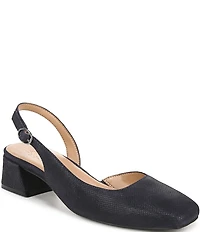 Naturalizer Jayla Glossy Suede Slingback Pumps