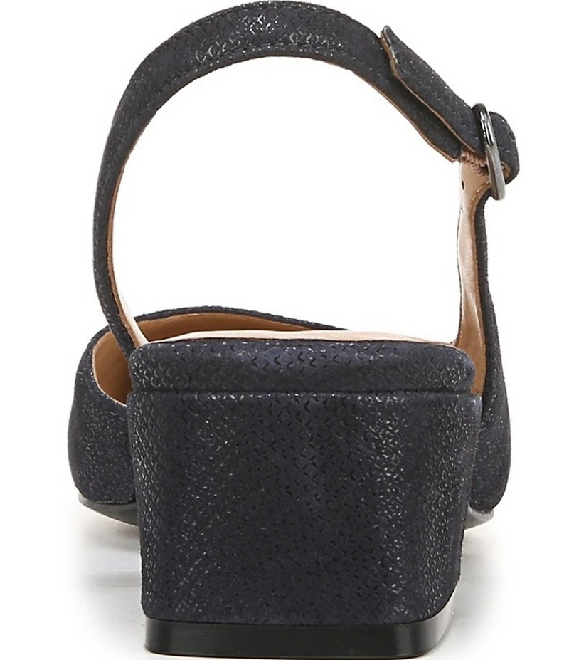 Naturalizer Jayla Glossy Suede Slingback Pumps