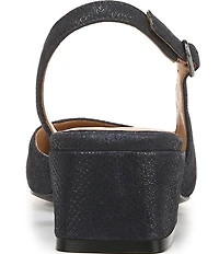 Naturalizer Jayla Glossy Suede Slingback Pumps