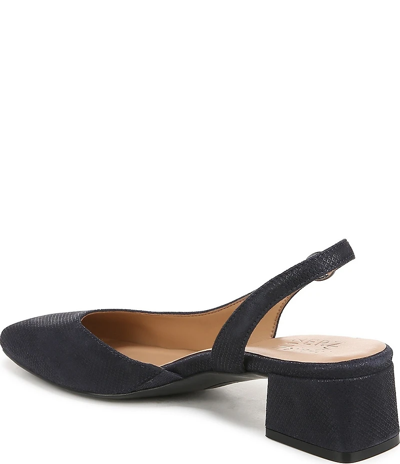 Naturalizer Jayla Glossy Suede Slingback Pumps