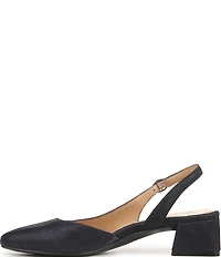 Naturalizer Jayla Glossy Suede Slingback Pumps