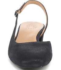 Naturalizer Jayla Glossy Suede Slingback Pumps