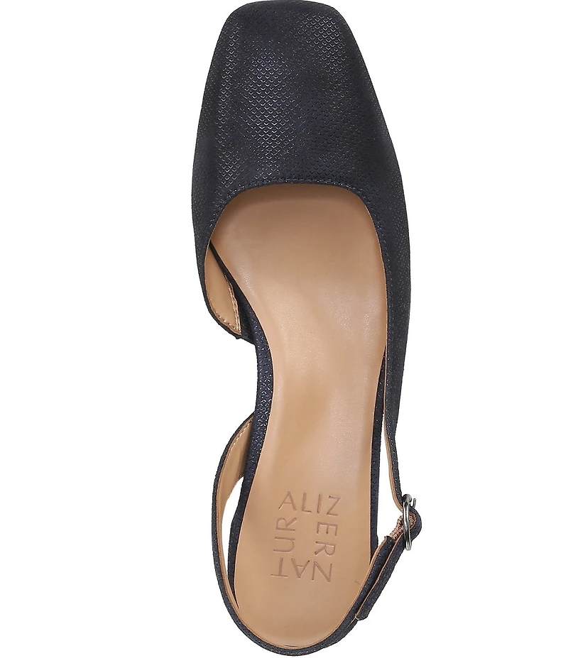 Naturalizer Jayla Glossy Suede Slingback Pumps