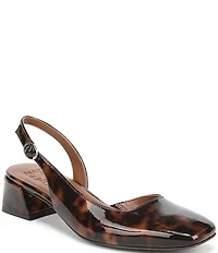 Naturalizer Jayla Tortoise Print Patent d'Orsay Slingback Pumps