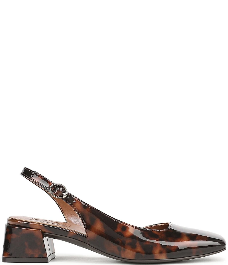 Naturalizer Jayla Tortoise Print Patent d'Orsay Slingback Pumps