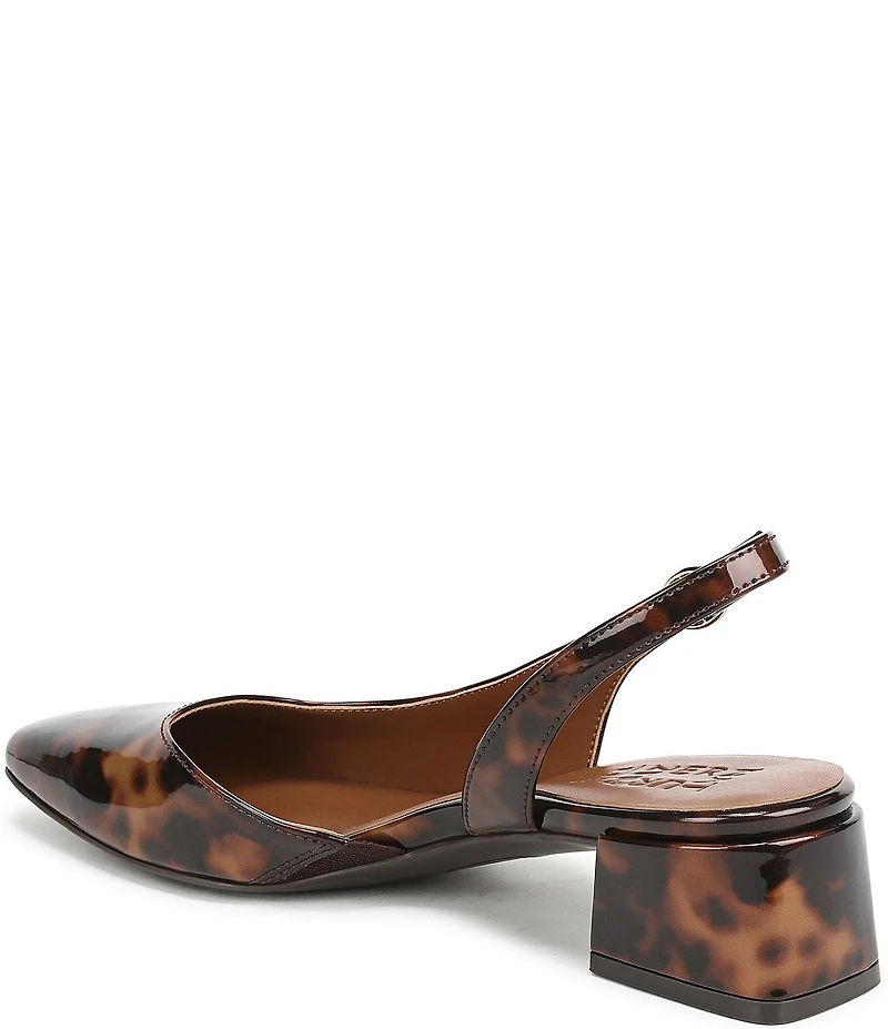 Naturalizer Jayla Tortoise Print Patent d'Orsay Slingback Pumps