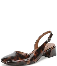 Naturalizer Jayla Tortoise Print Patent d'Orsay Slingback Pumps