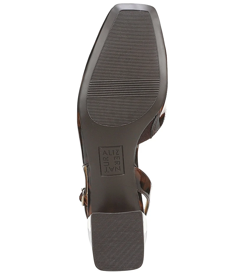 Naturalizer Jayla Tortoise Print Patent d'Orsay Slingback Pumps
