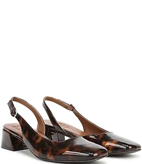 Naturalizer Jayla Tortoise Print Patent d'Orsay Slingback Pumps