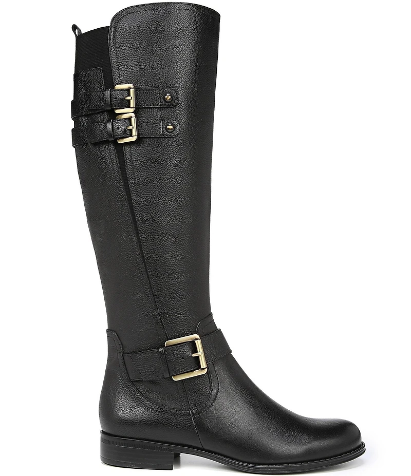 Naturalizer Jessie Leather Buckle Hardware Tall Riding Boots