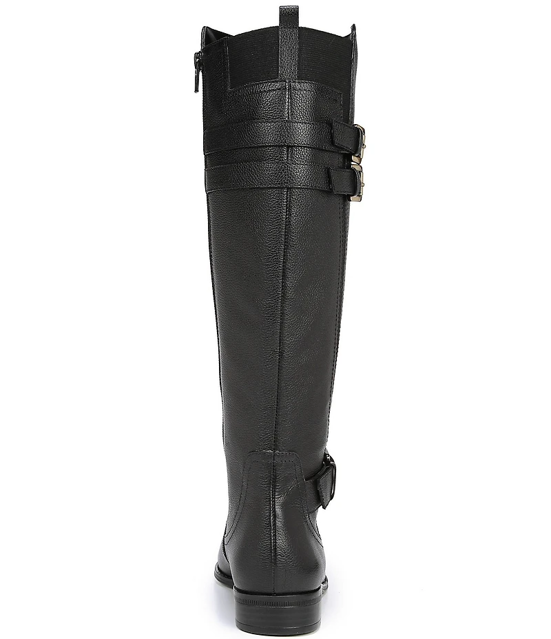 Naturalizer Jessie Leather Buckle Hardware Tall Riding Boots