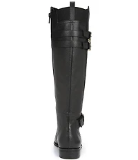 Naturalizer Jessie Leather Buckle Hardware Tall Riding Boots