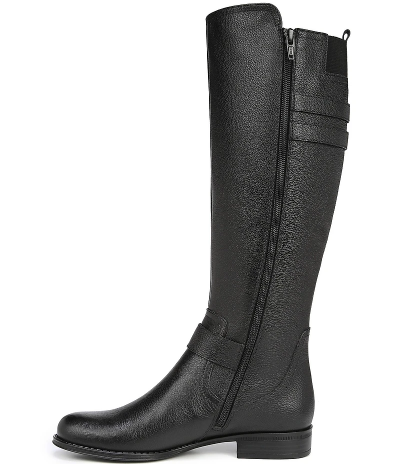 Naturalizer Jessie Leather Buckle Hardware Tall Riding Boots