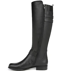 Naturalizer Jessie Leather Buckle Hardware Tall Riding Boots