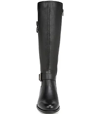 Naturalizer Jessie Leather Buckle Hardware Tall Riding Boots