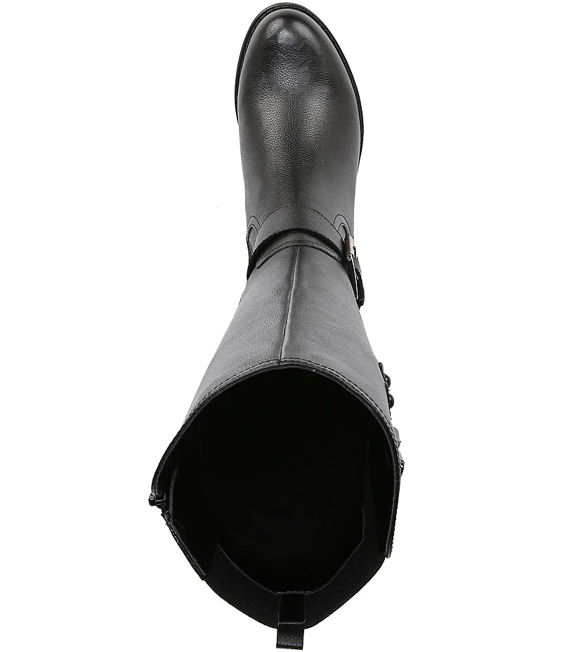 Naturalizer Jessie Leather Buckle Hardware Tall Riding Boots