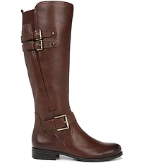 Naturalizer Jessie Leather Buckle Hardware Tall Riding Boots