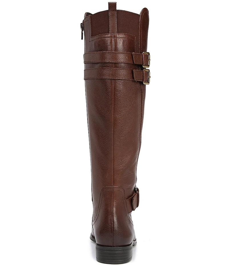 Naturalizer Jessie Leather Buckle Hardware Tall Riding Boots
