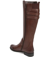 Naturalizer Jessie Leather Buckle Hardware Tall Riding Boots