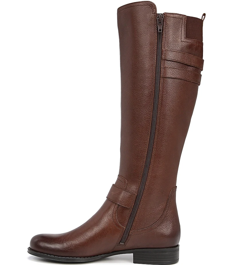 Naturalizer Jessie Leather Buckle Hardware Tall Riding Boots