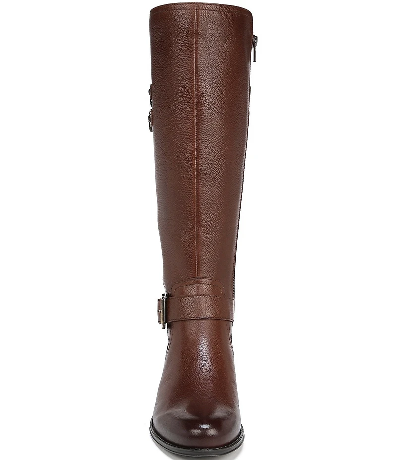 Naturalizer Jessie Leather Buckle Hardware Tall Riding Boots