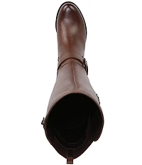 Naturalizer Jessie Leather Buckle Hardware Tall Riding Boots