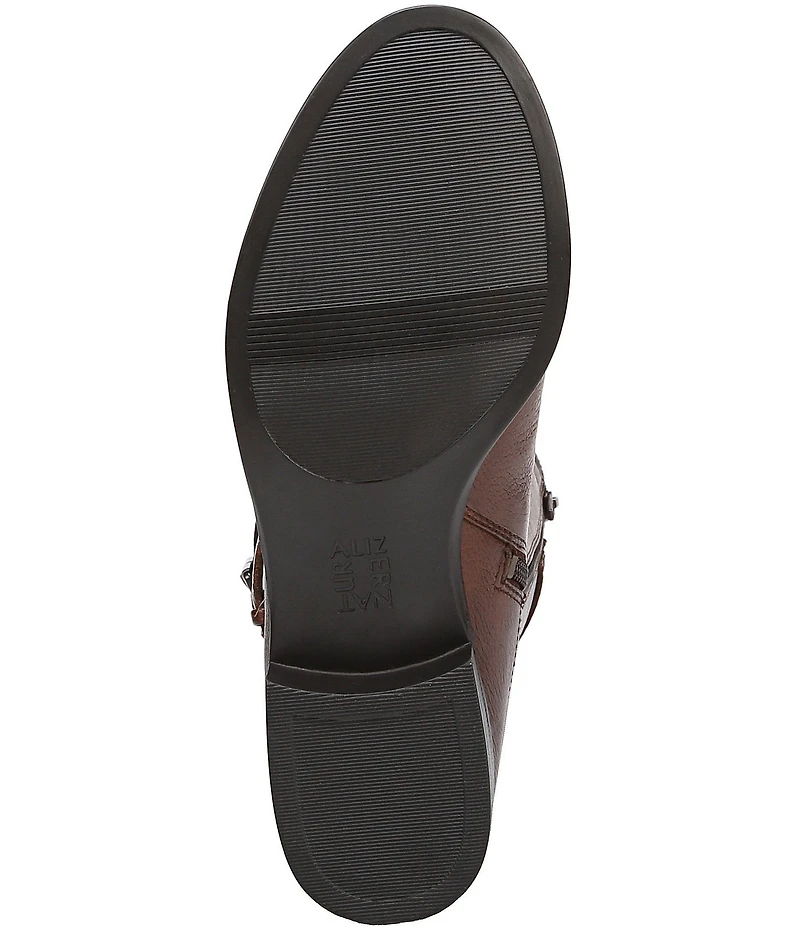 Naturalizer Jessie Leather Buckle Hardware Tall Riding Boots