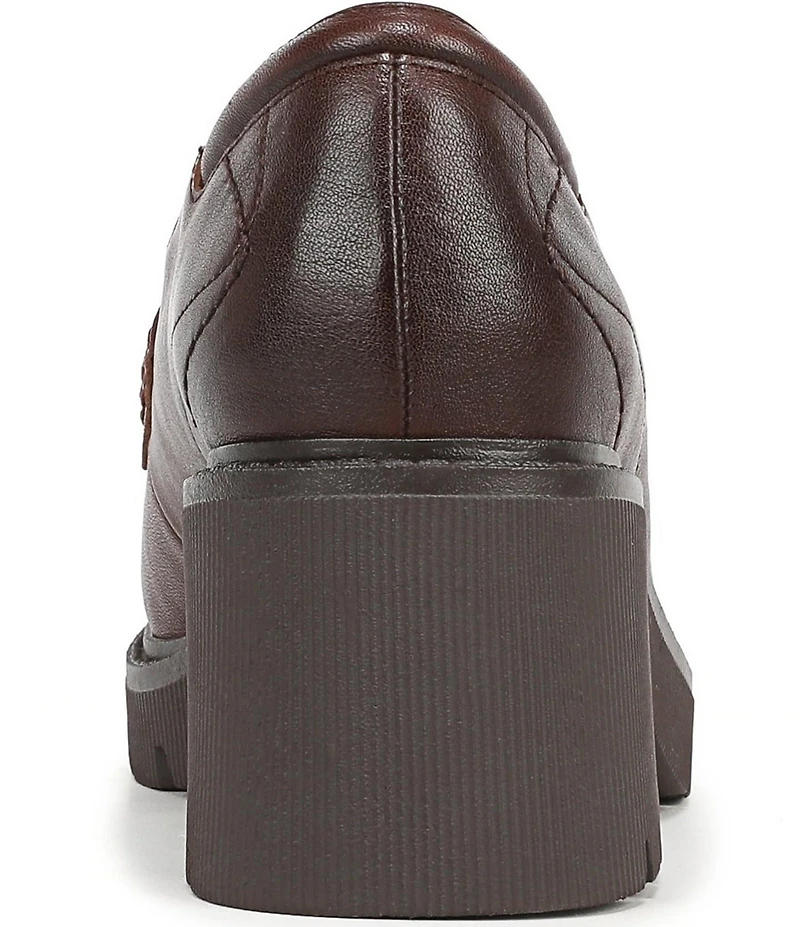Naturalizer Jolee Leather Lug Sole Chain Loafers