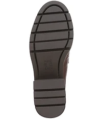 Naturalizer Jolee Leather Lug Sole Chain Loafers