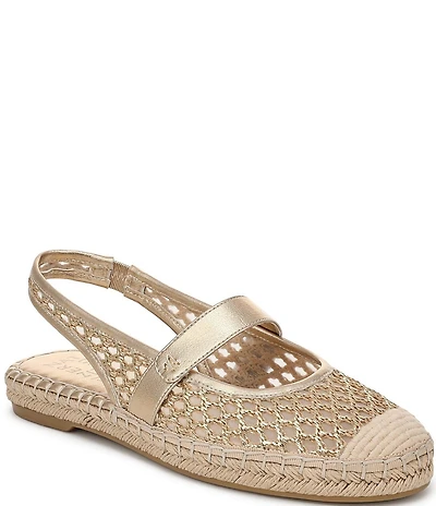 Naturalizer Jolie Crochet Mary Jane Espadrille Slingback Casual Mules