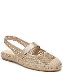 Naturalizer Jolie Crochet Mary Jane Espadrille Slingback Casual Mules