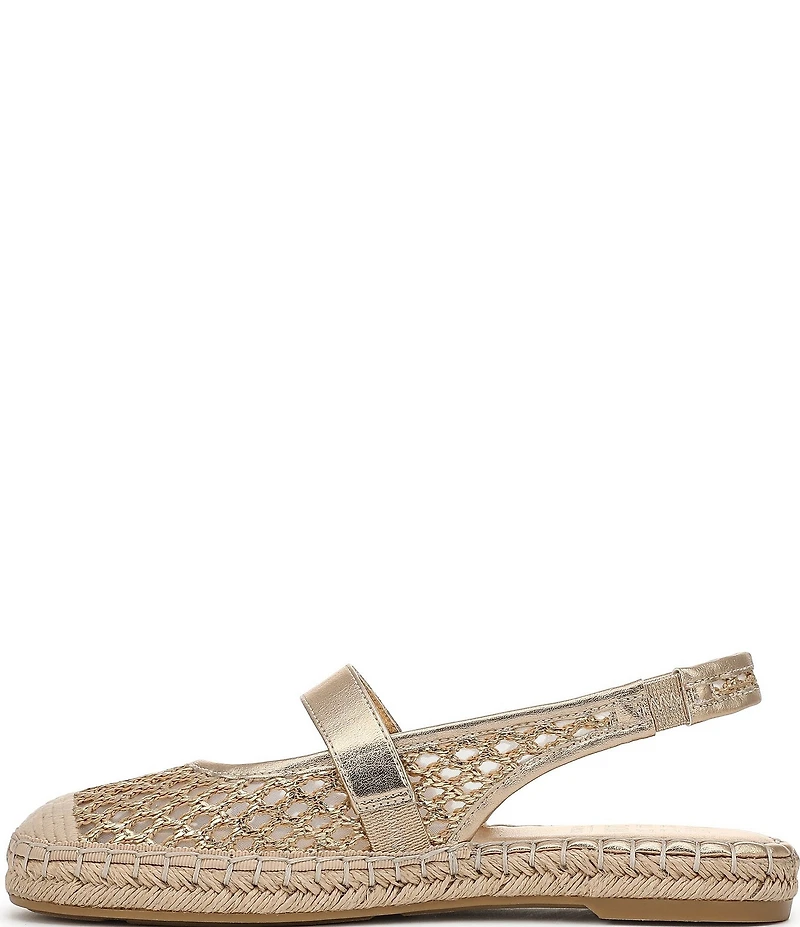 Naturalizer Jolie Crochet Mary Jane Espadrille Slingback Casual Mules