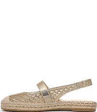 Naturalizer Jolie Crochet Mary Jane Espadrille Slingback Casual Mules