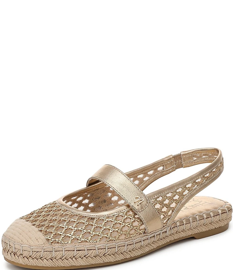 Naturalizer Jolie Crochet Mary Jane Espadrille Slingback Casual Mules