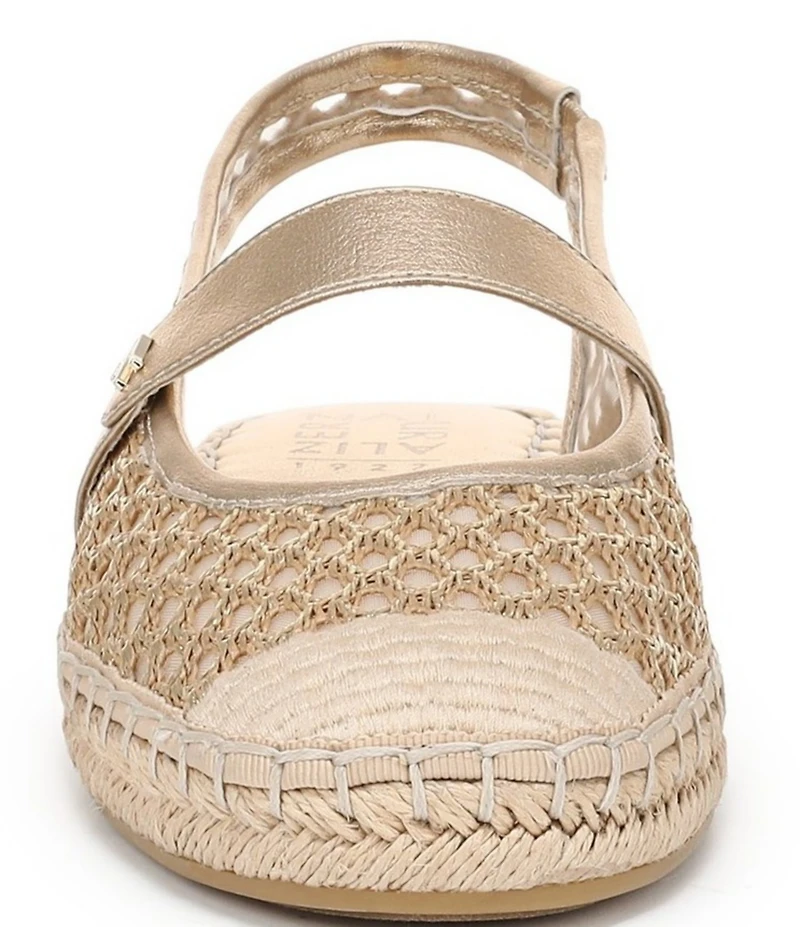 Naturalizer Jolie Crochet Mary Jane Espadrille Slingback Casual Mules
