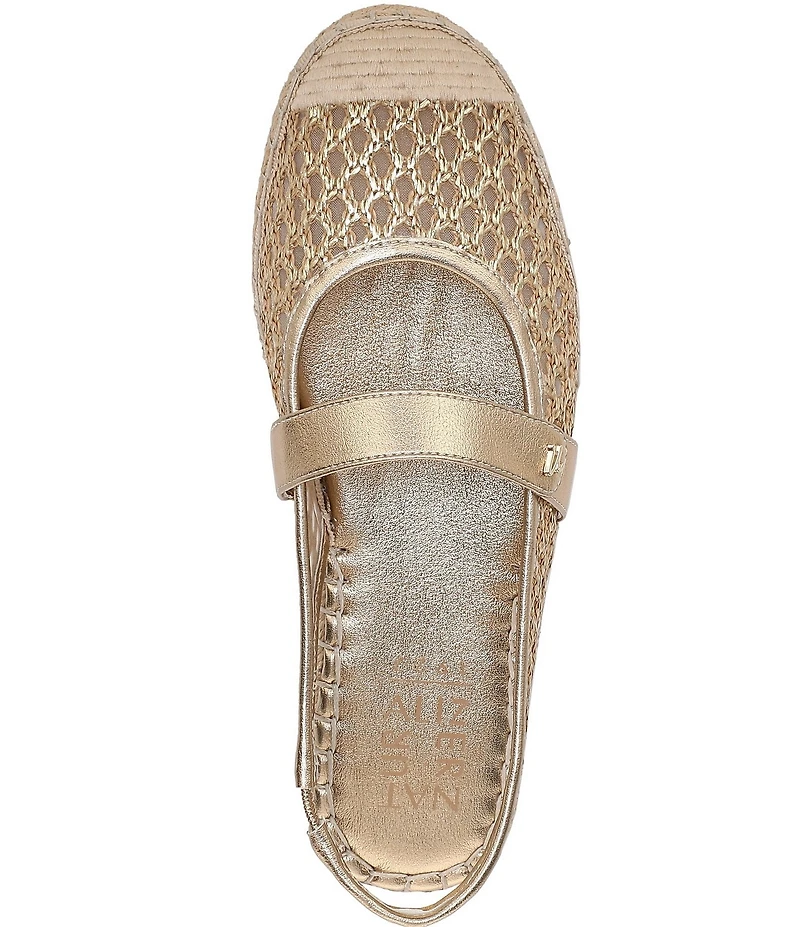 Naturalizer Jolie Crochet Mary Jane Espadrille Slingback Casual Mules